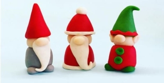 Adornos de Navidad de arcilla polimérica